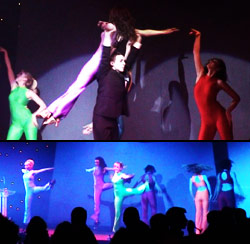 James Bond theme dance show