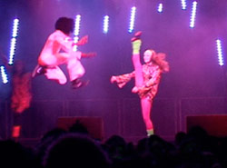 Flips and tricks and Manchester Christmas lights