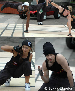 Phones 4U urban beach tour dancers