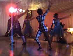 Masqueade theme dancers